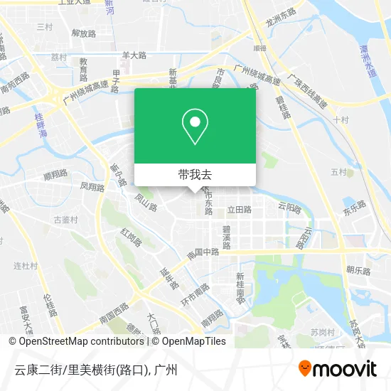 云康二街/里美横街(路口)地图
