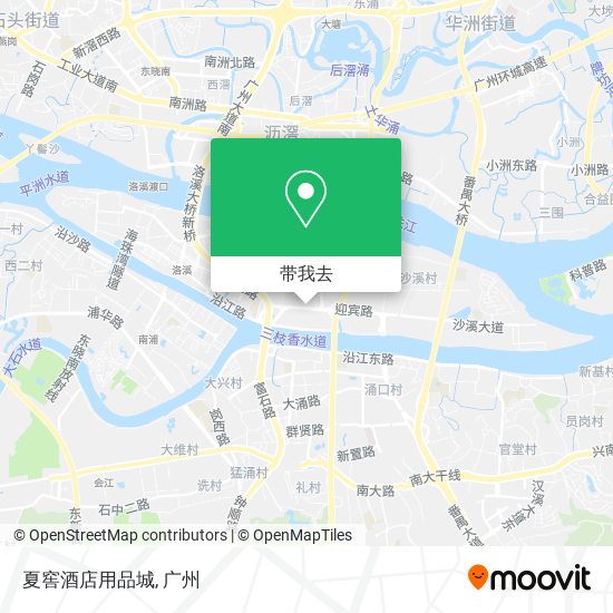 夏窖酒店用品城地图