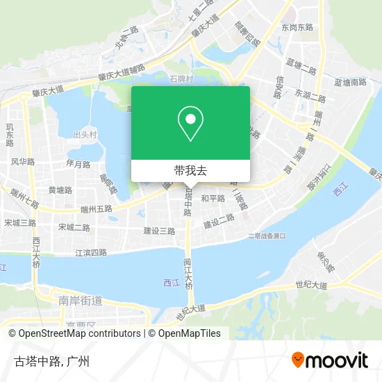 古塔中路地图