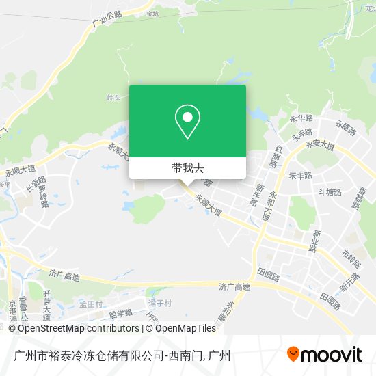 广州市裕泰冷冻仓储有限公司-西南门地图