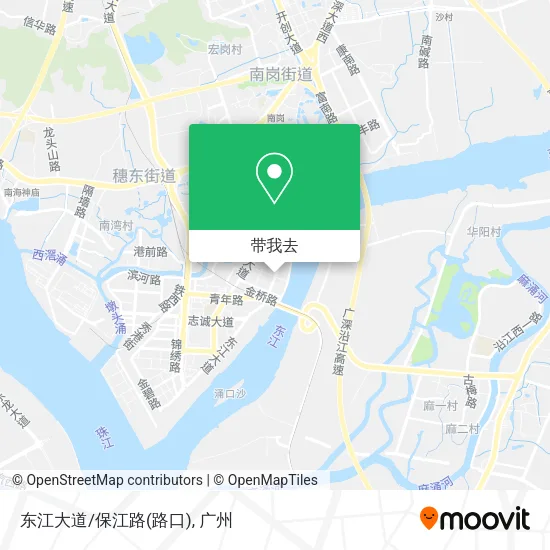 东江大道/保江路(路口)地图