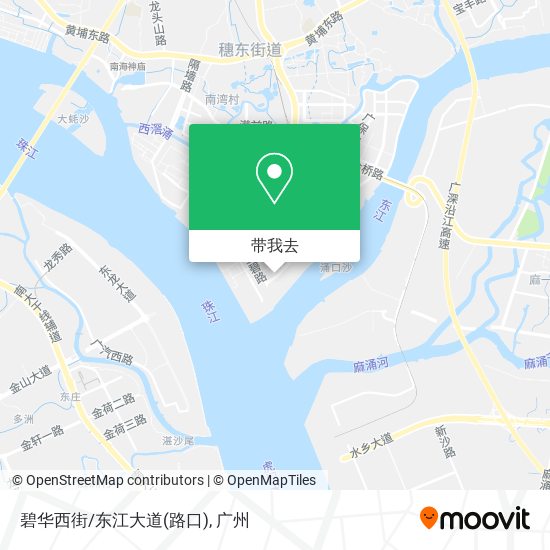 碧华西街/东江大道(路口)地图