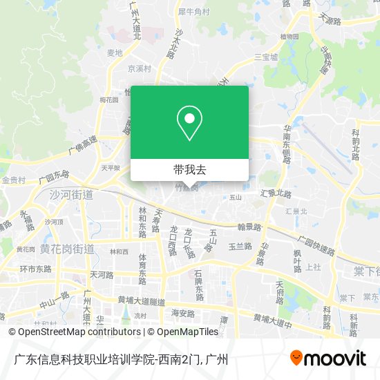 广东信息科技职业培训学院-西南2门地图