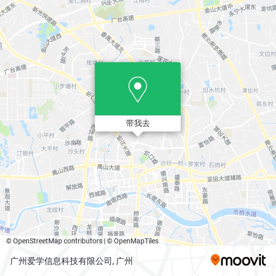 广州爱学信息科技有限公司地图