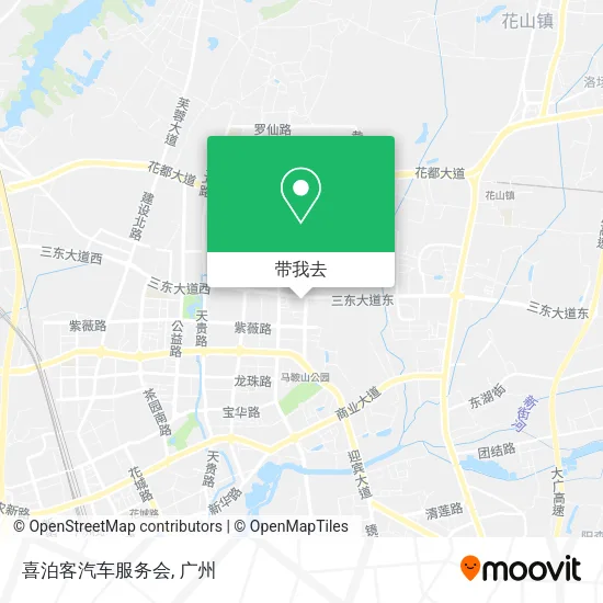 喜泊客汽车服务会地图