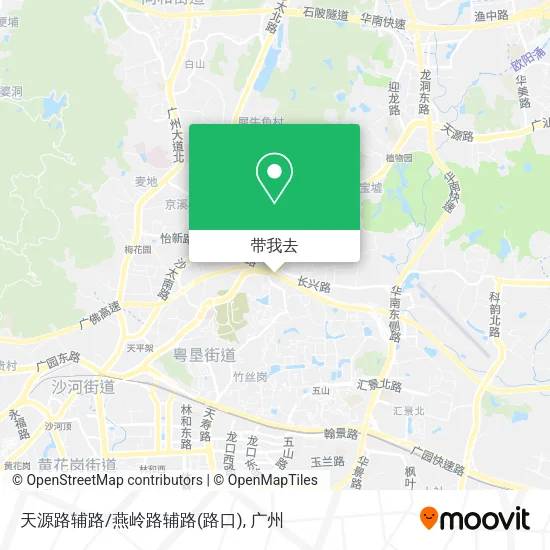 天源路辅路/燕岭路辅路(路口)地图