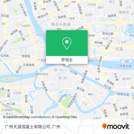 广州天源混凝土有限公司地图
