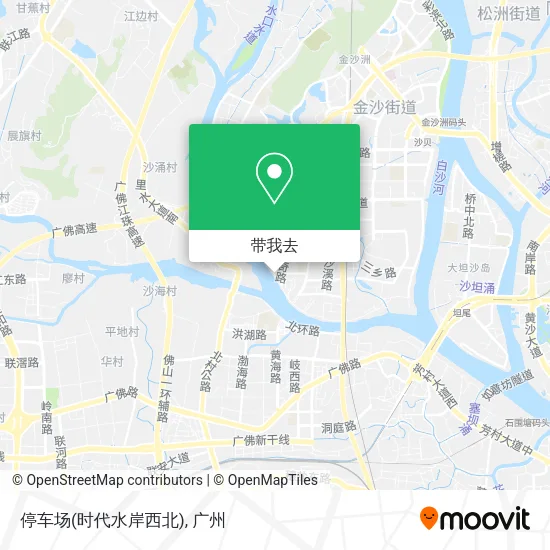 停车场(时代水岸西北)地图
