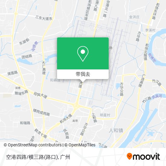 空港四路/横三路(路口)地图