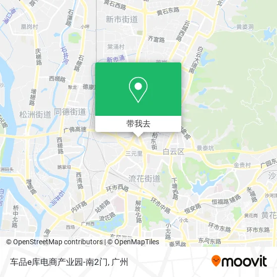 车品e库电商产业园-南2门地图