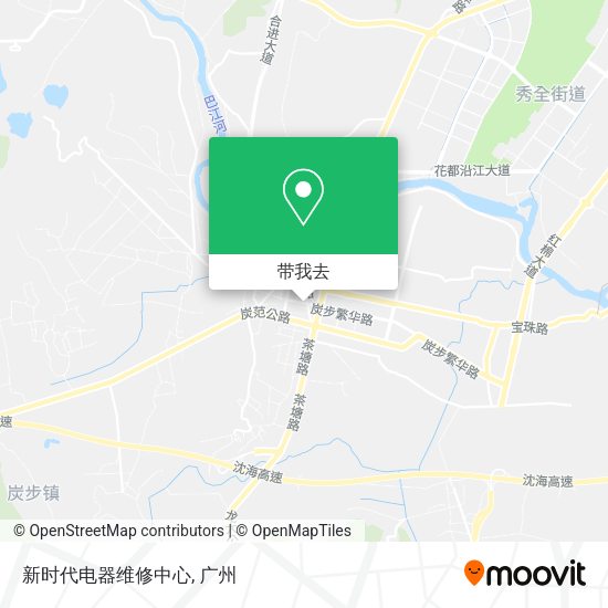 新时代电器维修中心地图