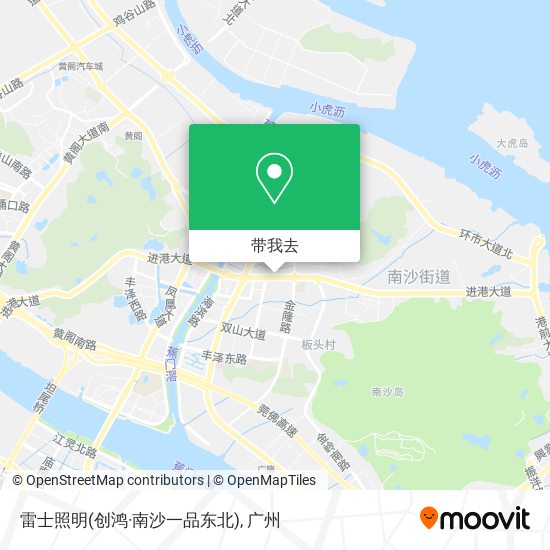 雷士照明(创鸿·南沙一品东北)地图