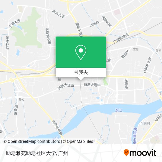 助老雅苑助老社区大学地图