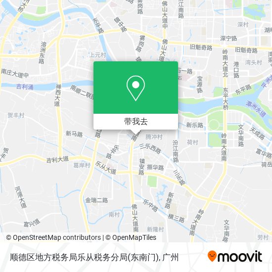 顺德区地方税务局乐从税务分局(东南门)地图