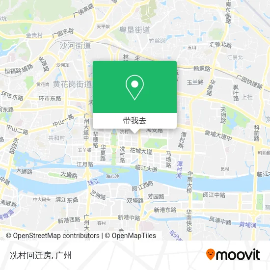 冼村回迁房地图
