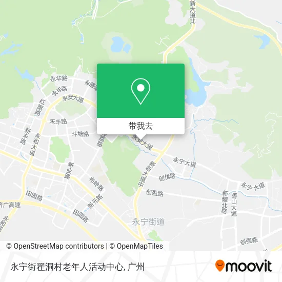 永宁街翟洞村老年人活动中心地图