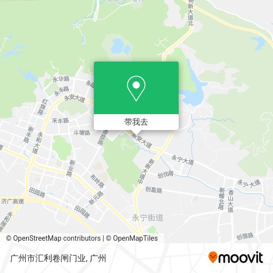 广州市汇利卷闸门业地图