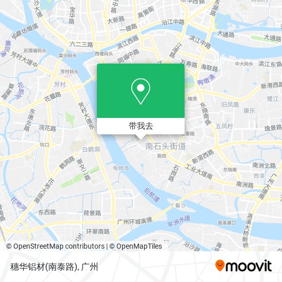 穗华铝材(南泰路)地图