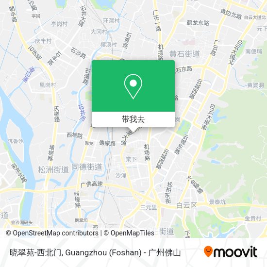 晓翠苑-西北门地图