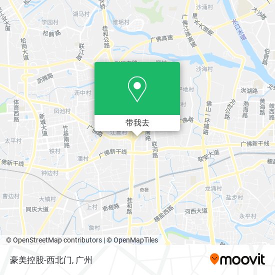 豪美控股-西北门地图