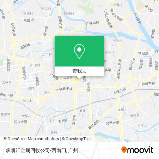 承凯汇金属回收公司-西南门地图