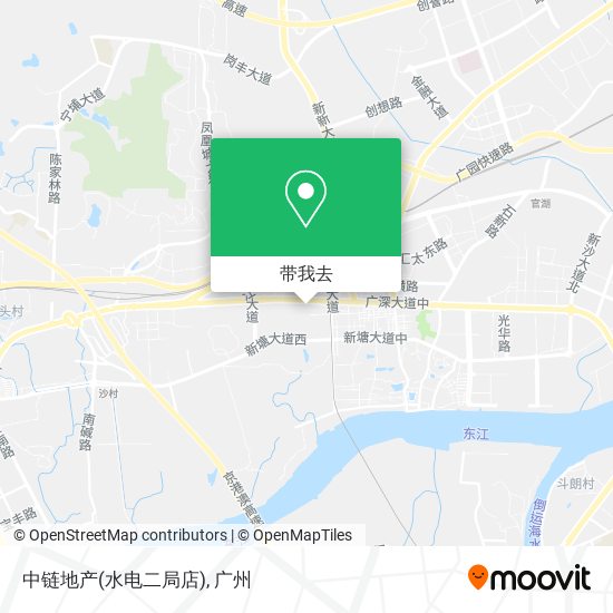 中链地产(水电二局店)地图