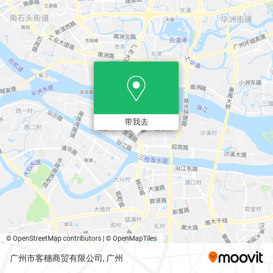 广州市客穗商贸有限公司地图