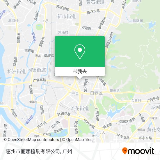 惠州市丽娜梳刷有限公司地图