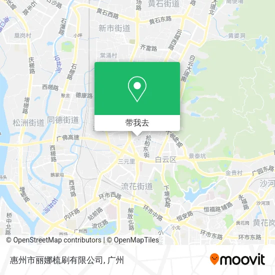 惠州市丽娜梳刷有限公司地图