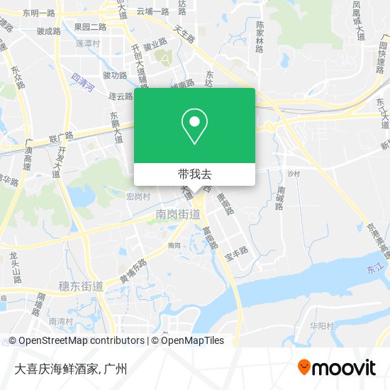 大喜庆海鲜酒家地图