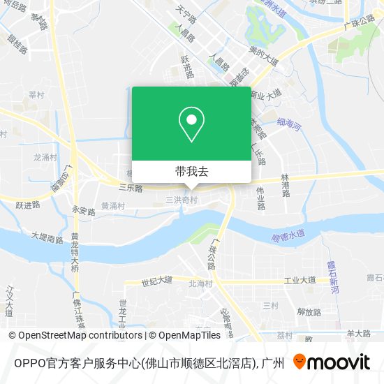 OPPO官方客户服务中心(佛山市顺德区北滘店)地图