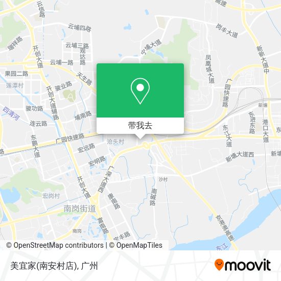 美宜家(南安村店)地图