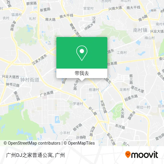 广州DJ之家普通公寓地图