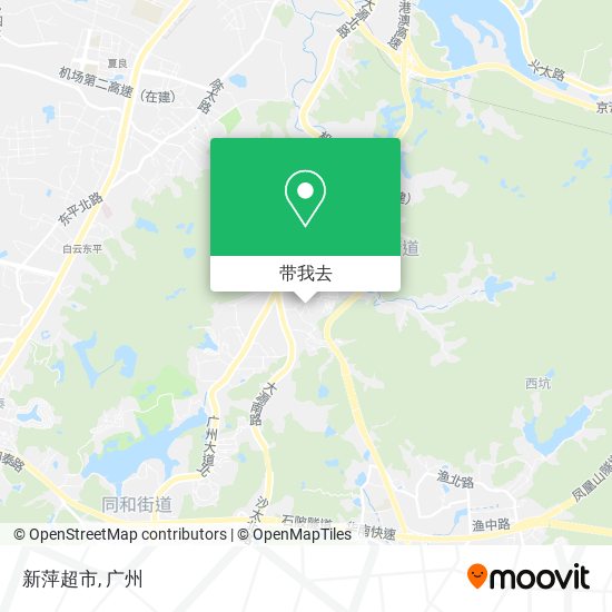 新萍超市地图