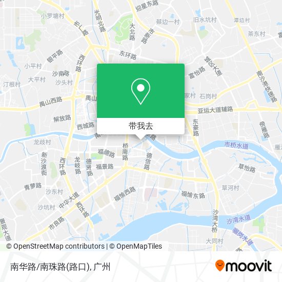 南华路/南珠路(路口)地图