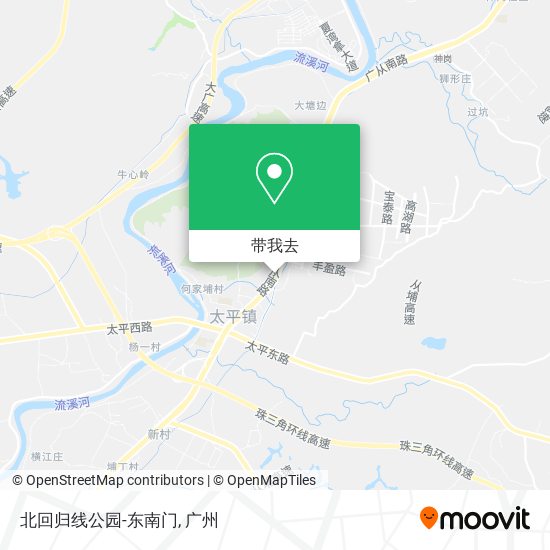 北回归线公园-东南门地图