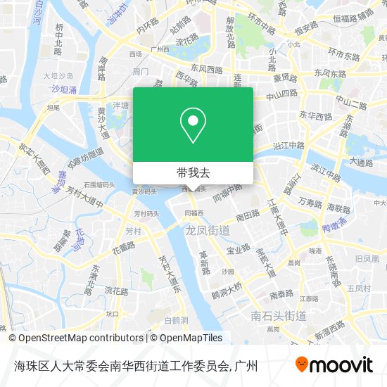 海珠区人大常委会南华西街道工作委员会地图