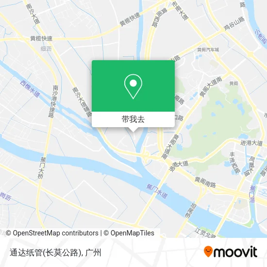 通达纸管(长莫公路)地图