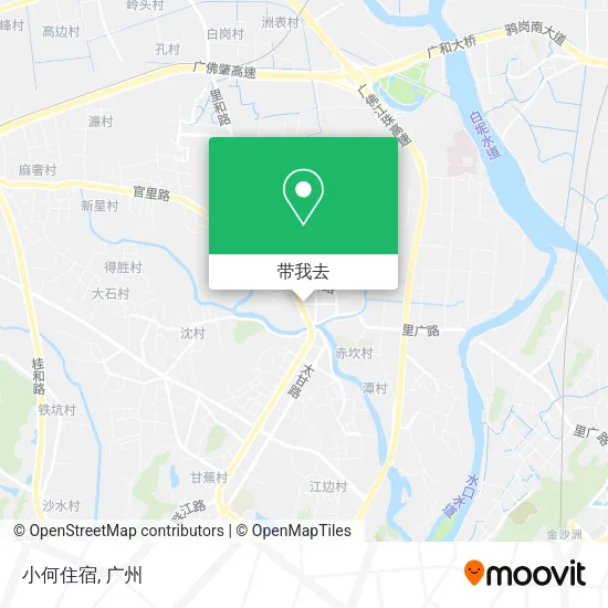 小何住宿地图