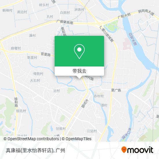 真康福(里水怡养轩店)地图