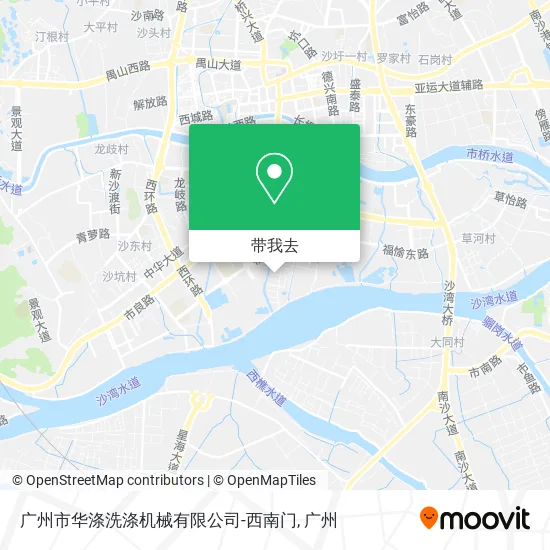 广州市华涤洗涤机械有限公司-西南门地图