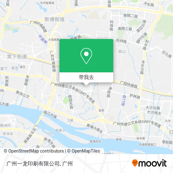 广州一龙印刷有限公司地图