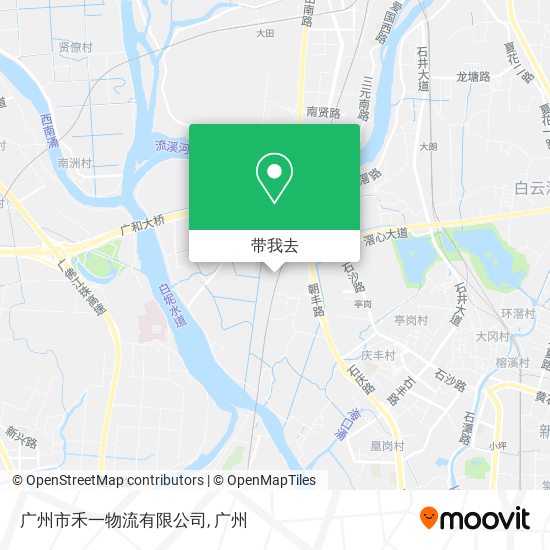 广州市禾一物流有限公司地图