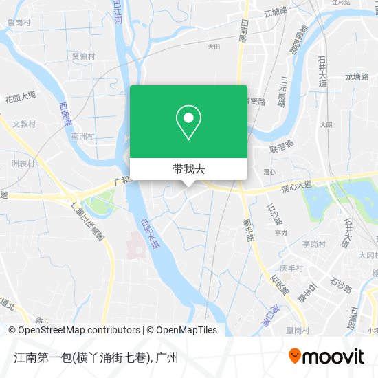 江南第一包(横丫涌街七巷)地图
