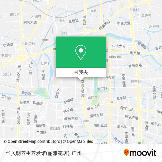 丝贝朗养生养发馆(丽雅苑店)地图