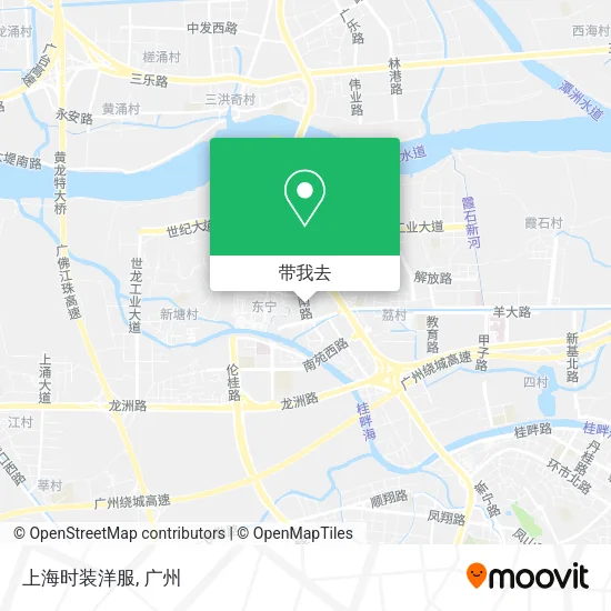 上海时装洋服地图