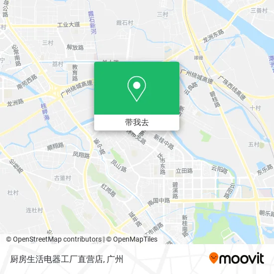 厨房生活电器工厂直营店地图