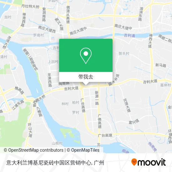 意大利兰博基尼瓷砖中国区营销中心地图