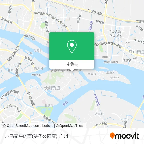 老马家牛肉面(洪圣公园店)地图