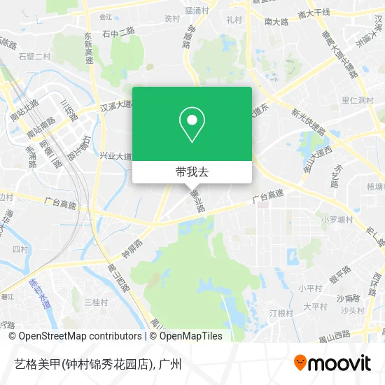 艺格美甲(钟村锦秀花园店)地图